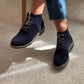 Women's Suede Casual Flat Boots