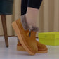 Women's Fashion Zipper Warm Suede Shoes