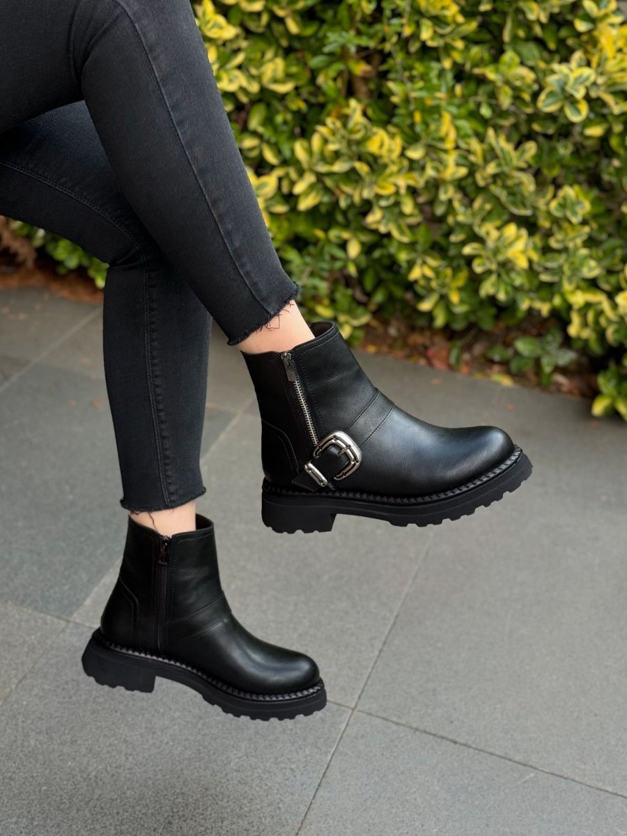 Women's Zipper High Top Boots