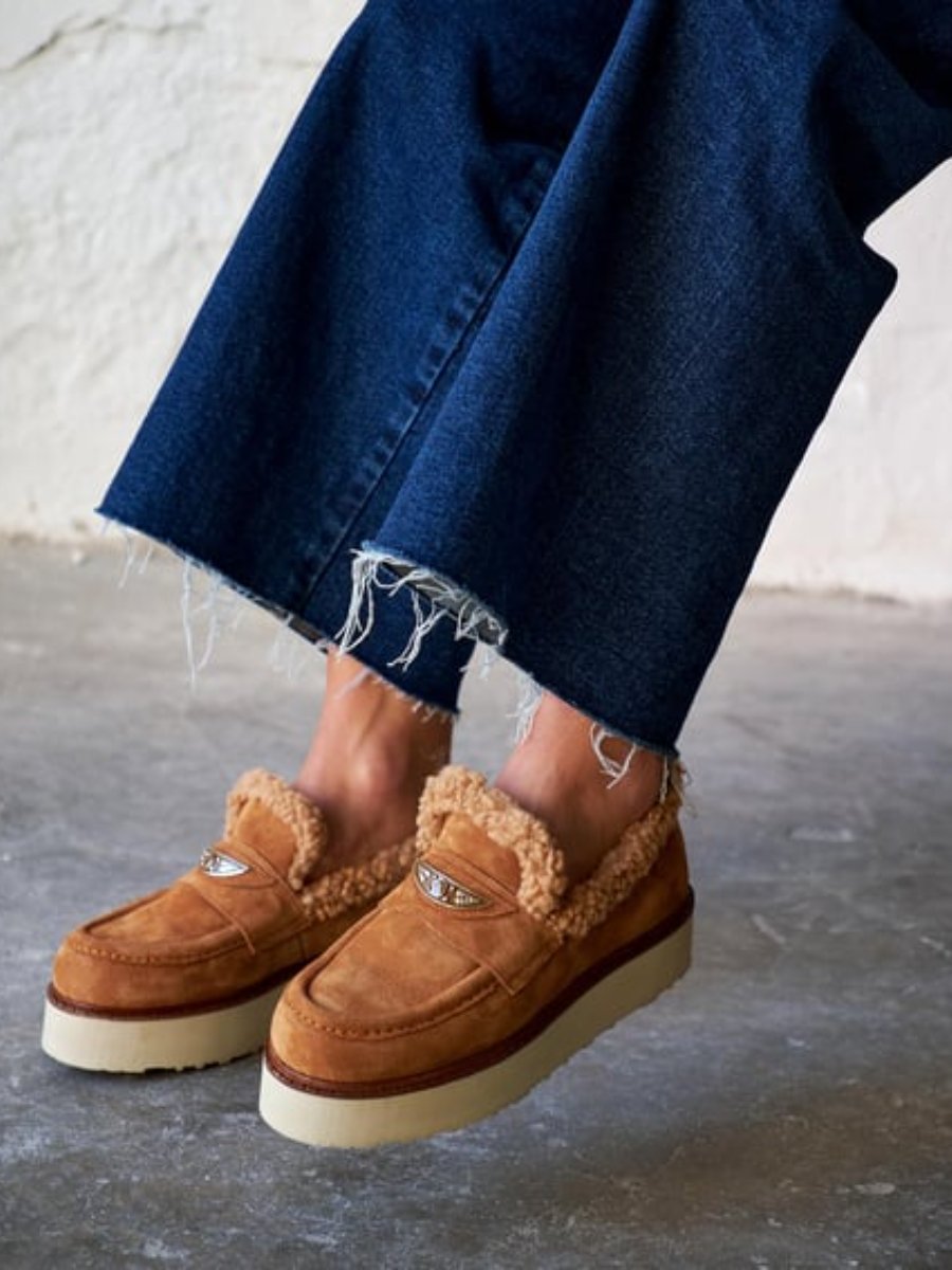 Women's Suede Warm Loafers