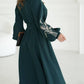 Ladies Long Sleeve Embroidered Dress